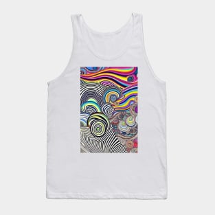 Zebra abstract Tank Top